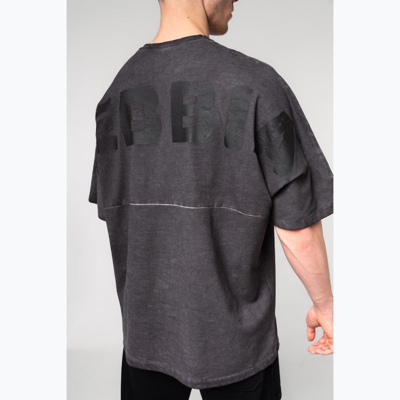 Pánské sportovní  tričko NEBBIA Washed-Off Heavyweight No Shortcuts black 5