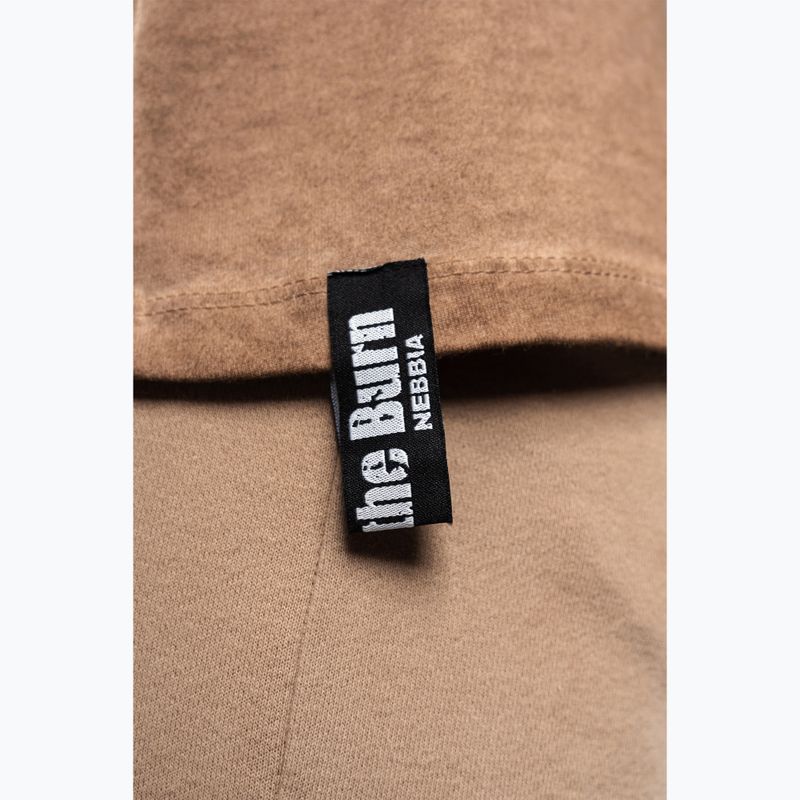 Pánské sportovní  tílko NEBBIA Washed-Off Stringer Max Out light brown 6