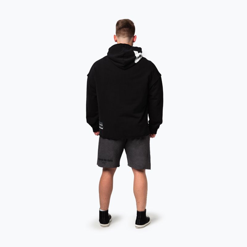 Pánská tréninková mikina NEBBIA NO BS Hoodie black 3