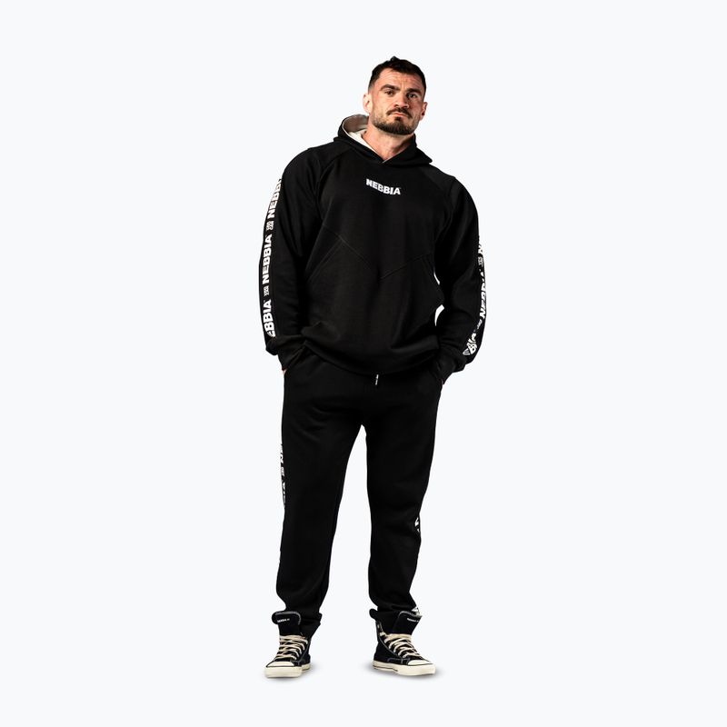 Pánská mikina NEBBIA Hero Hoodie black 2