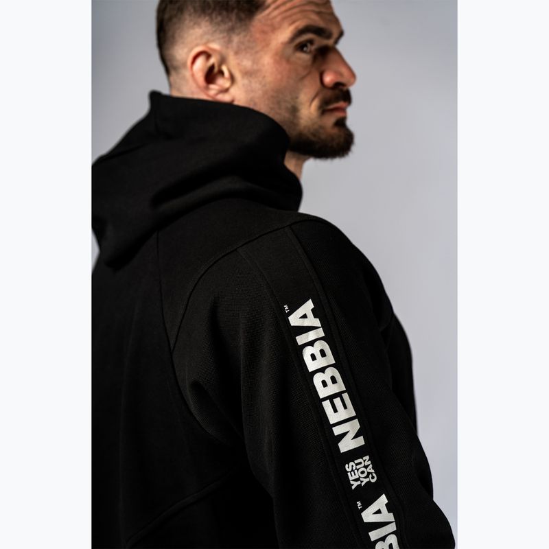 Pánská mikina NEBBIA Hero Hoodie black 6