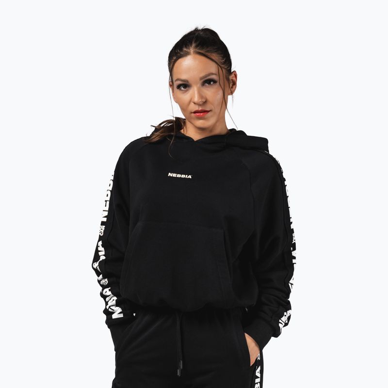 Dámská mikina NEBBIA Off-Duty Hoodie black