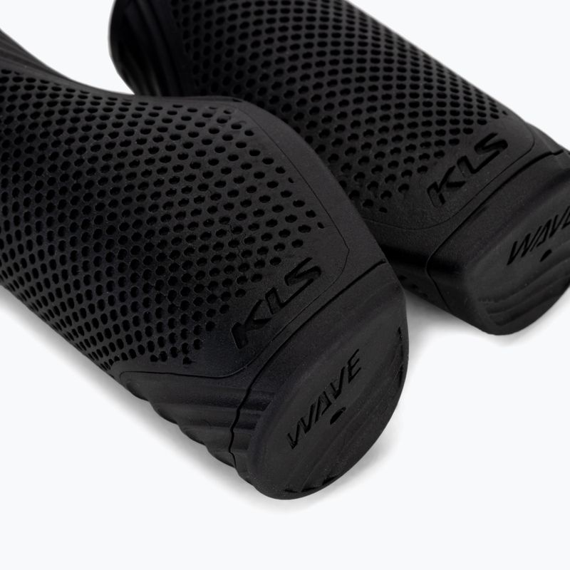Rukojeti řídítek Kellys černé WAVE 017 krátké 2
