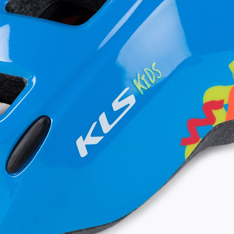 Dětská cyklistická helma Kellys modrá ZIGZAG 022 7