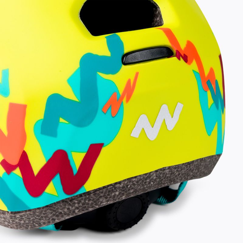 Dětská cyklistická helma Kellys žlutá ZIGZAG 022 7