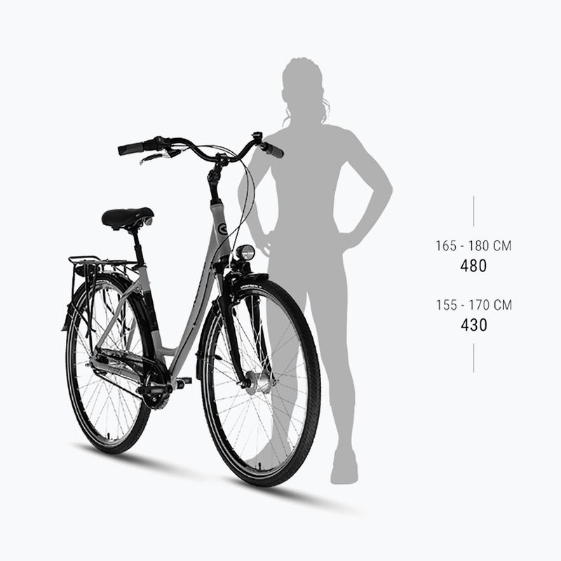 Dámské městské kolo Kellys Avery 50 28" graphite grey 3