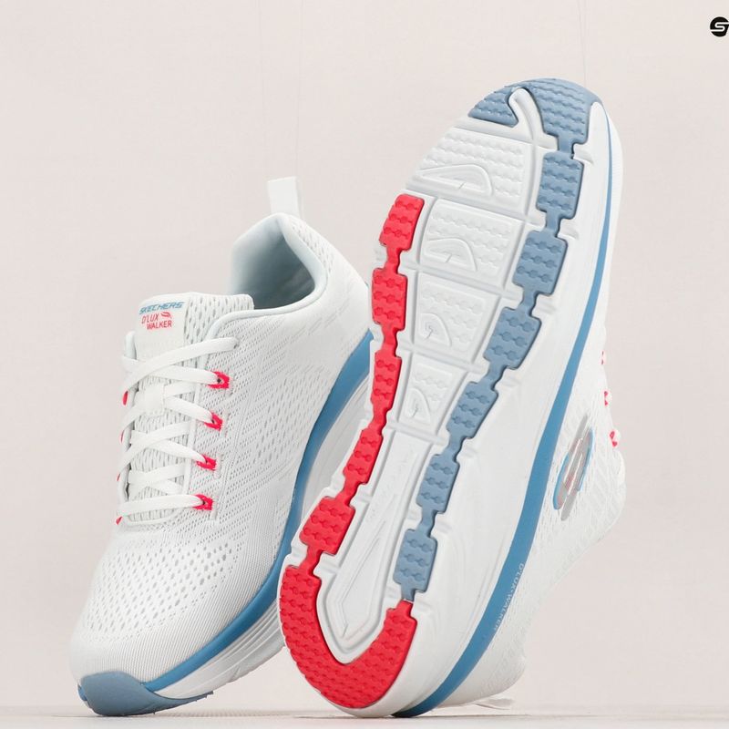 Dámské tenisky SKECHERS D'Lux Walker Let It Glow white/pink/blue 18