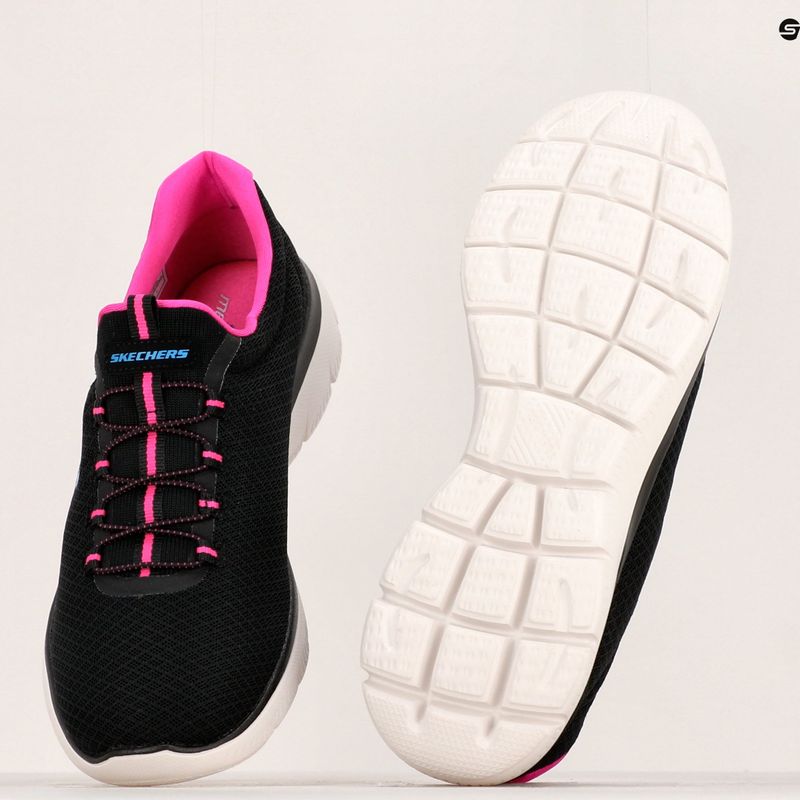 Dámské tréninkové boty SKECHERS Summits black/hot pink 14