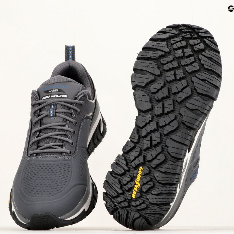Pánská treková obuv SKECHERS Arch Fit Road Walker Recon charcoal 18
