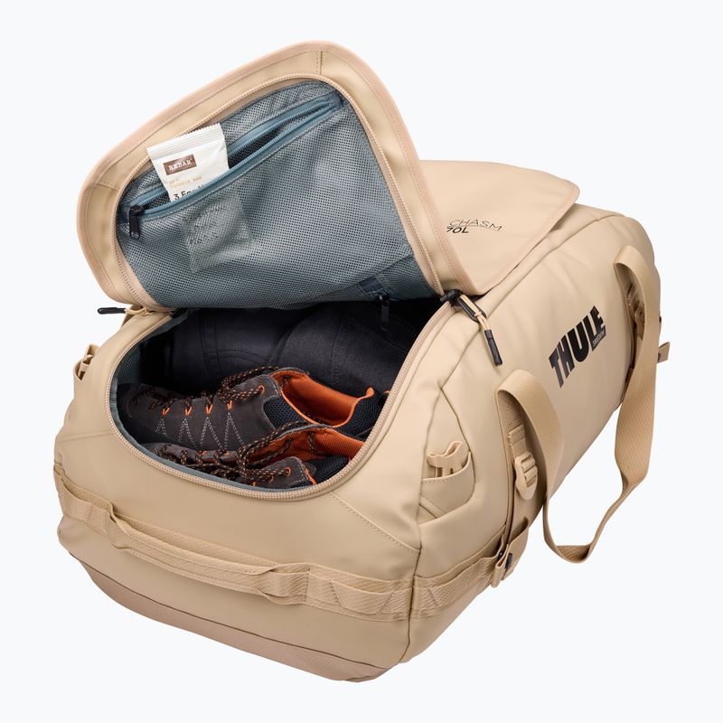 Cestovní taška Thule Chasm Duffel 70 l gentle beige 9