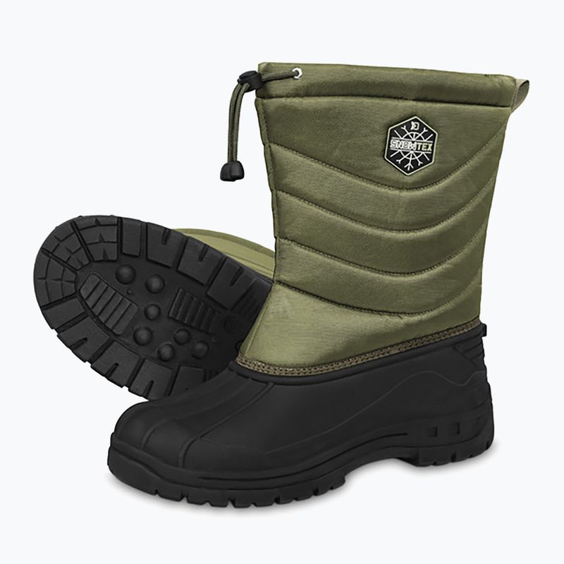 Oteplené holínky  Delphin SnowTex zeleno/černé 8