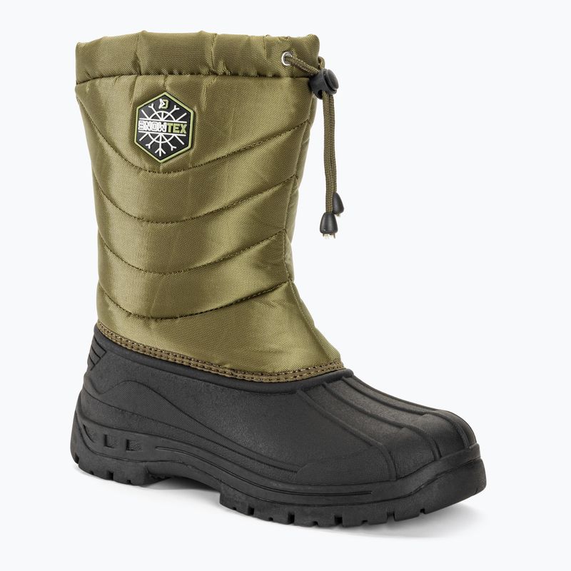 Oteplené holínky  Delphin SnowTex zeleno/černé