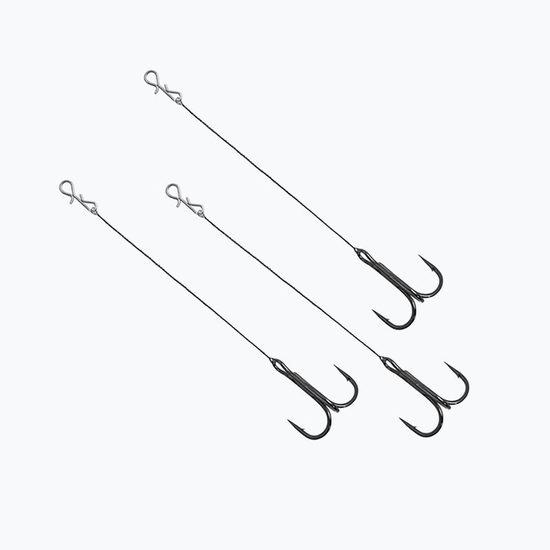 Delphin Bomb Twisto Rigs wolframové návazce 3 ks černé 669004008 2