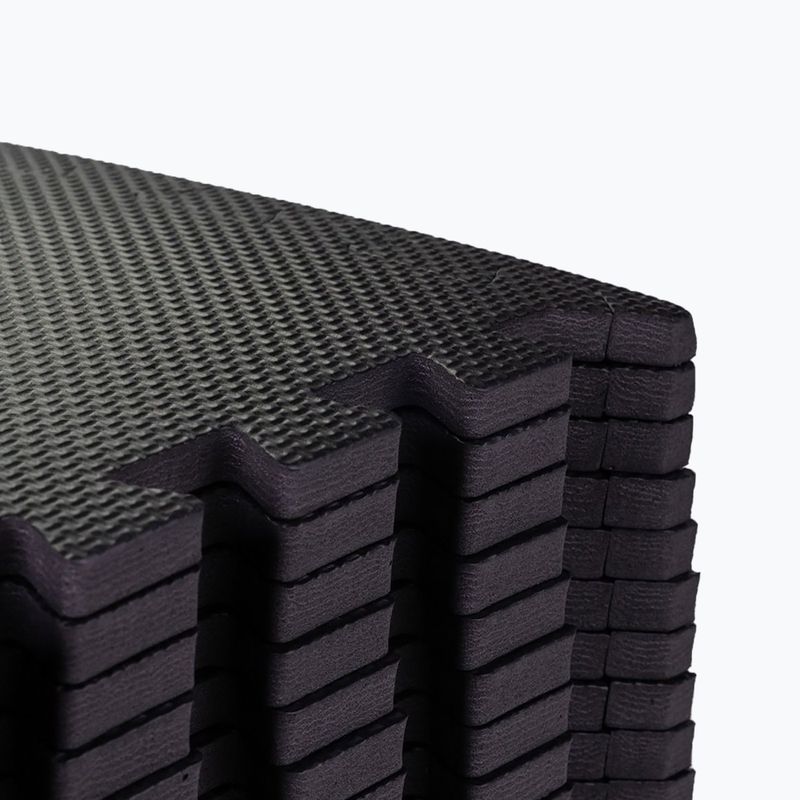 Fitnessová podložka GymBeam Puzzle 18 kusů 1,2 cm black 12
