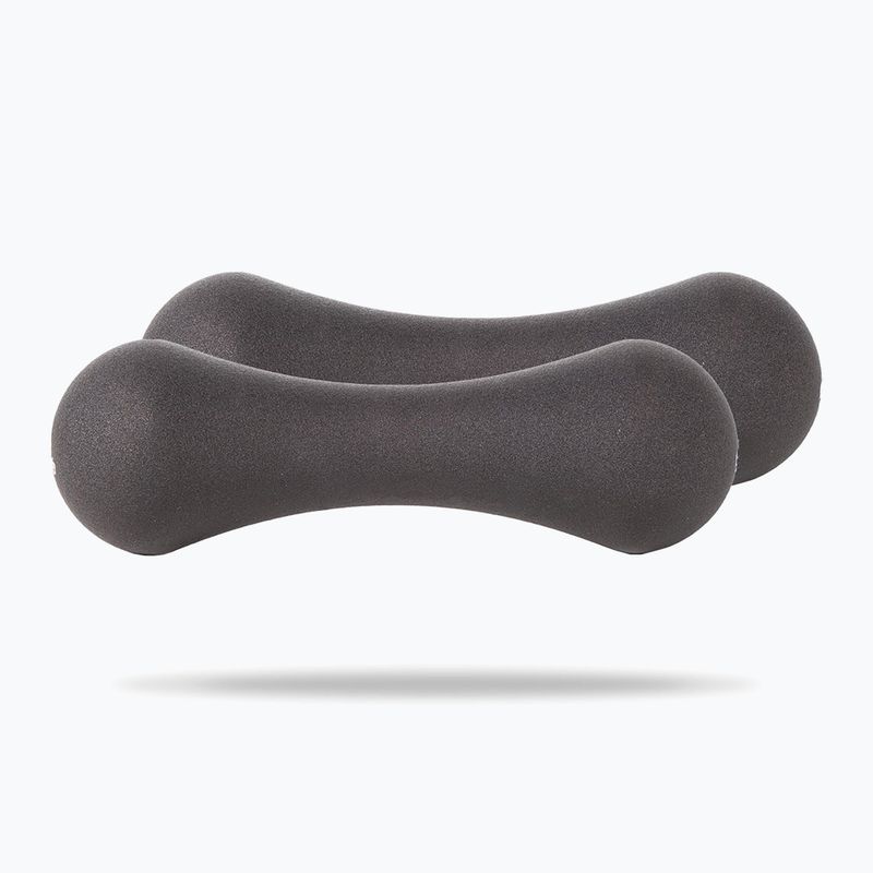 Činky GymBeam Neoprene Dumbbells 2 x 3 kg dark grey 2