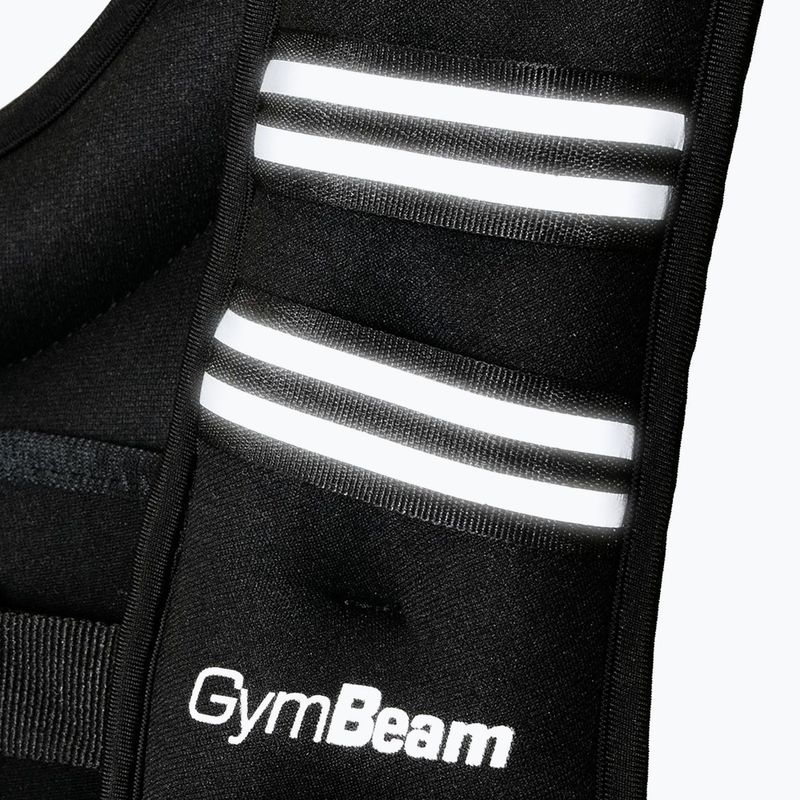 Zátěžová tréninková vesta GymBeam Weighted Vest 7 kg black 3