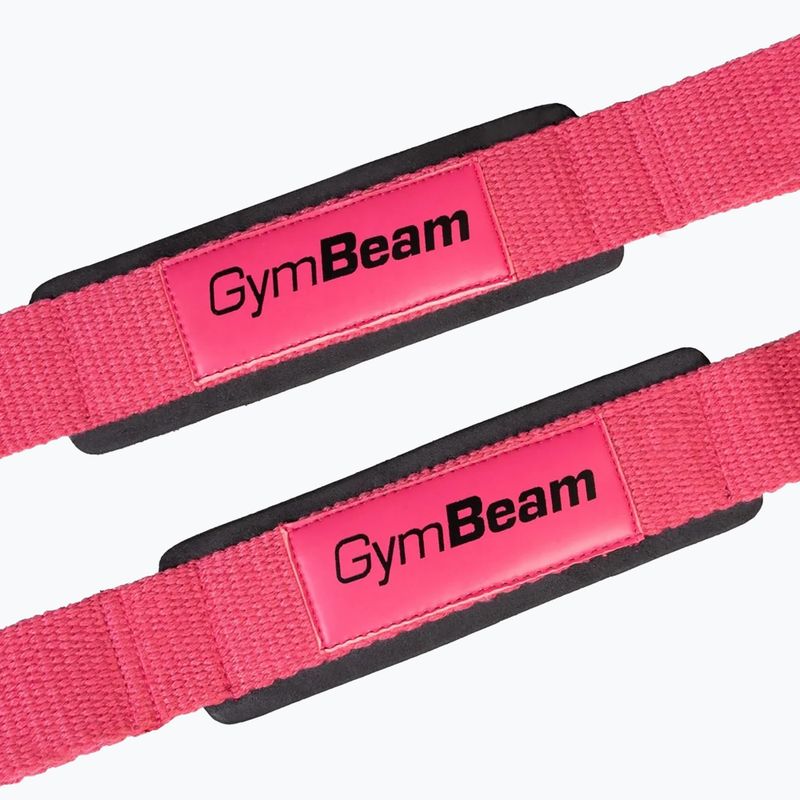Vzpěračské popruhy GymBeam X-Grip pink 3