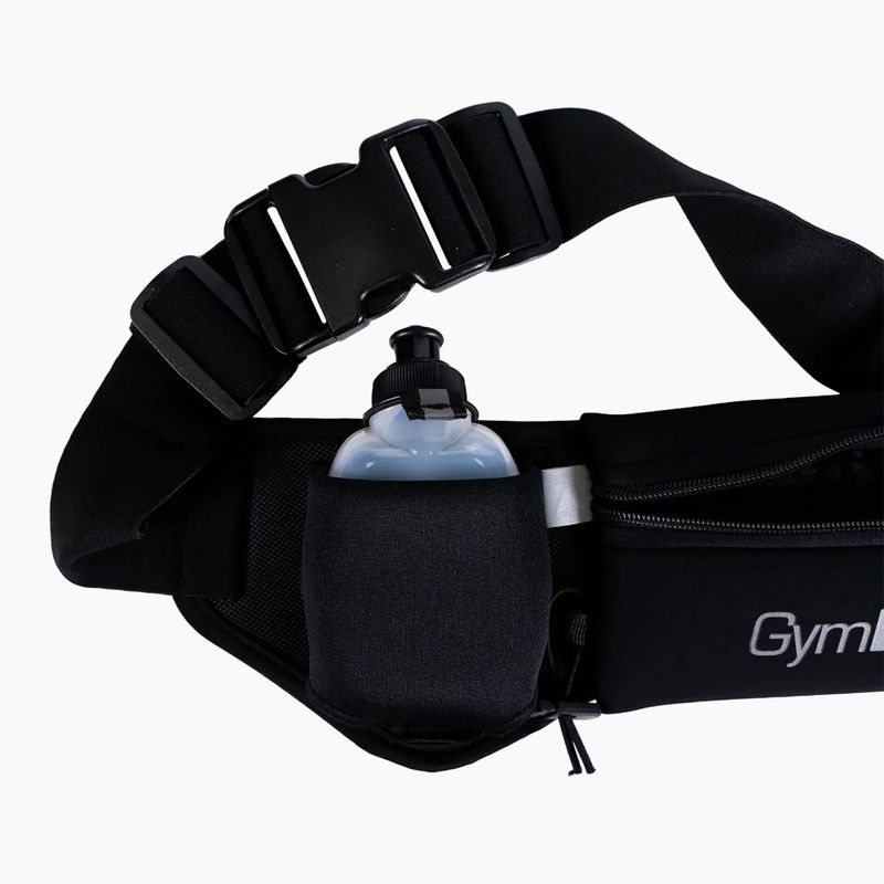 Opasek na běhání GymBeam Trail Hydrobelt + láhev na vodu 180 ml black 2