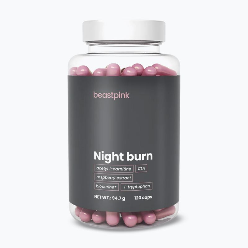 Spalovač tuku GymBeam Night Burn 120 kapsułek