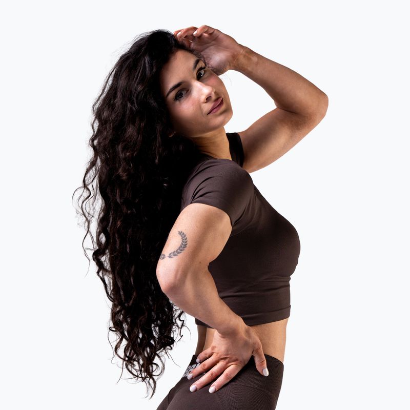 Dámské tréninkové tílko  NEBBIA Power dark brown 3