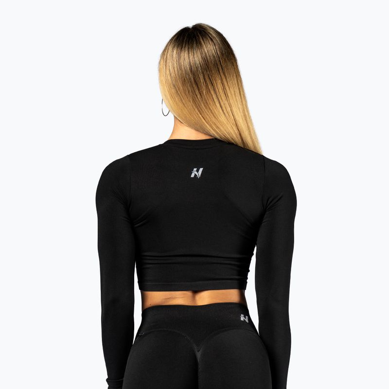 Dámské tréninkové tričko Longsleeve NEBBIA Power black 3