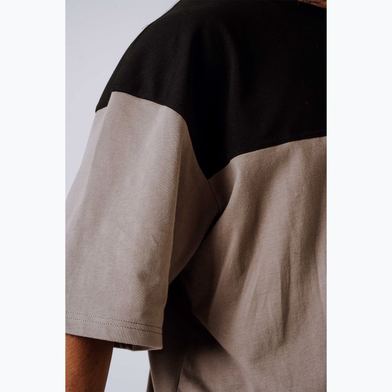 Pánské tréninkové tričko NEBBIA Power Oversize light brown ash 7