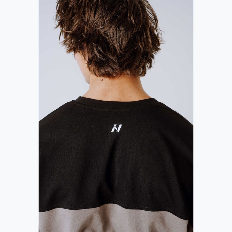 Pánské tréninkové tričko NEBBIA Power Oversize light brown ash 8