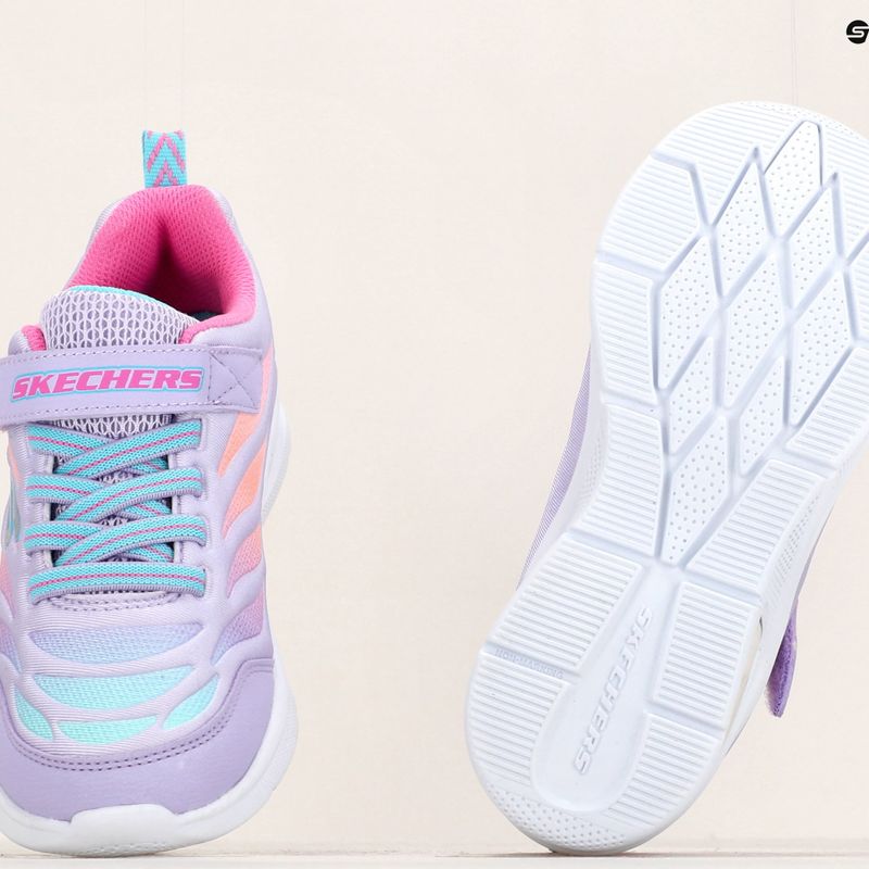 Dětská tréninková obuv SKECHERS Microspec Max Airy Color lavender/multi 18