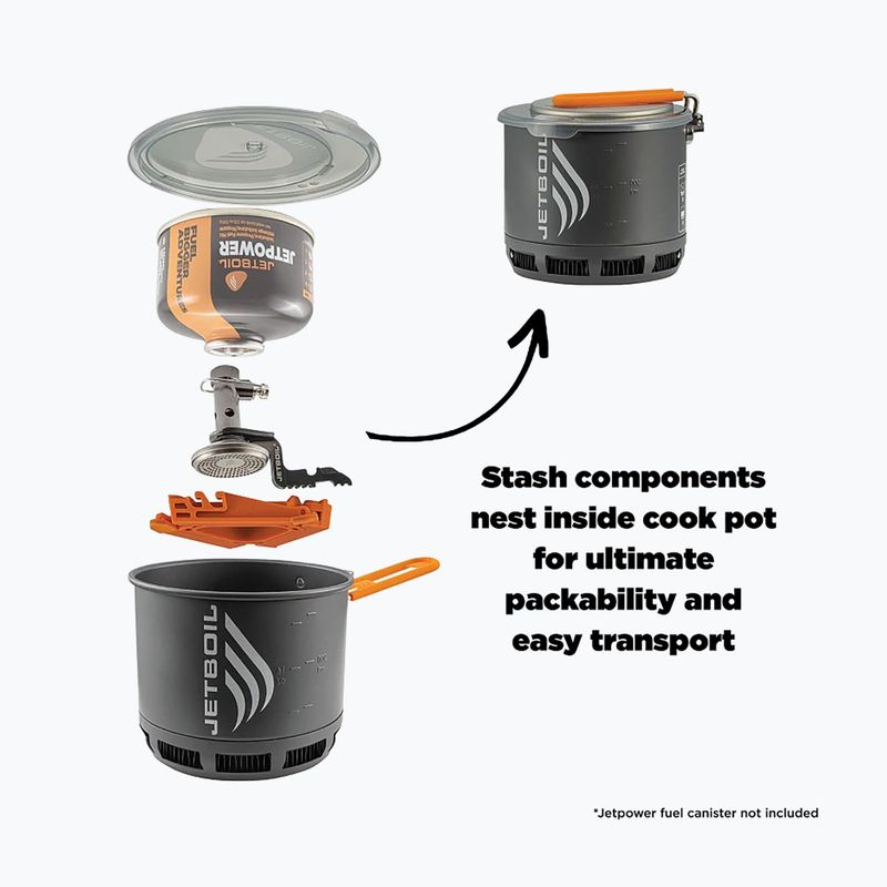 Turistický vařič  Jetboil Stash Cooking System metal 11