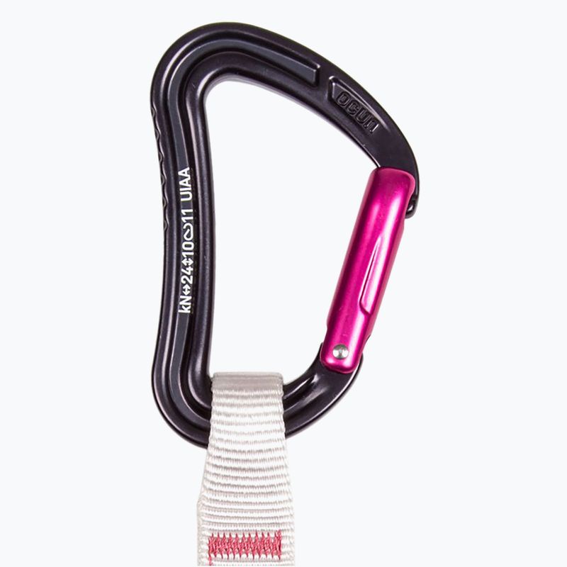 Lezecké expresky Ocun Raven QD Zoom PA 12cm 6 ks  pink 3