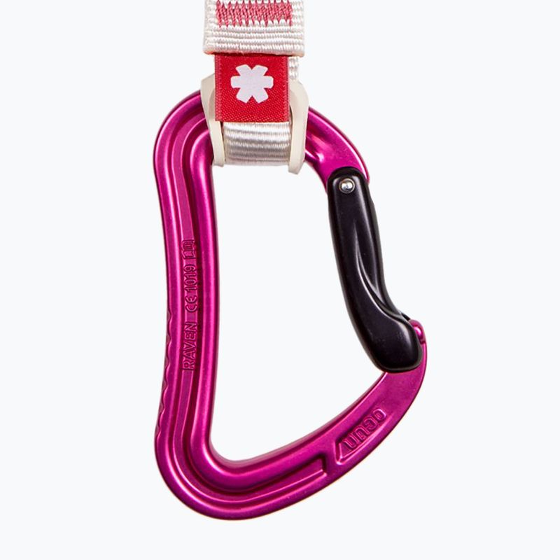 Lezecké expresky Ocun Raven QD Zoom PA 12cm 6 ks  pink 4