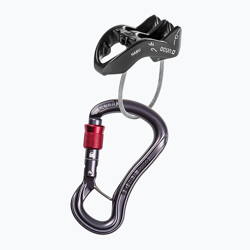 Sada jistících pomůcek Ocun Belay Eagle Screw/Habu 4714 anthracite