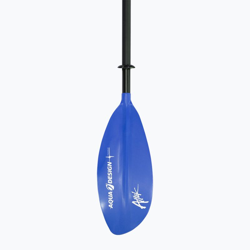 Kajakové pádlo 4 dílné AQUADESIGN K1 Attak 4 blue 2