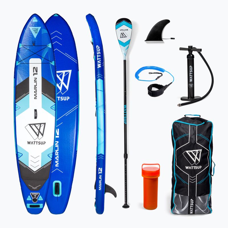 Prkno SUP WATTSUP Marlin 12'0''x33''x6'' modré PB-WMAR121