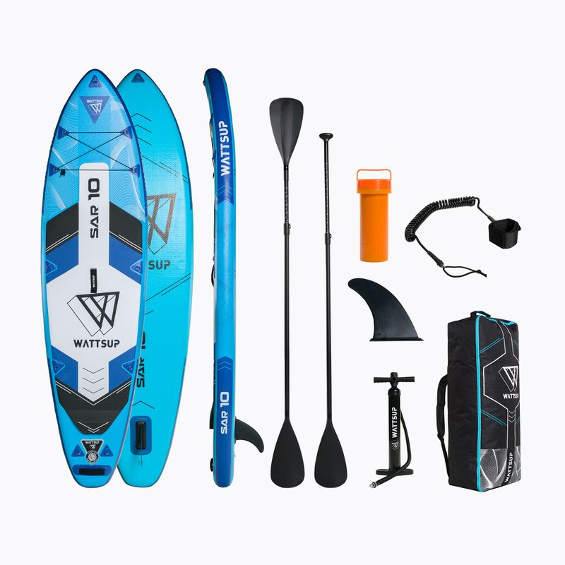 Prkno SUP WATTSUP Sar Combo 10'0''x32''x6'' modré PB-WSAR101-K