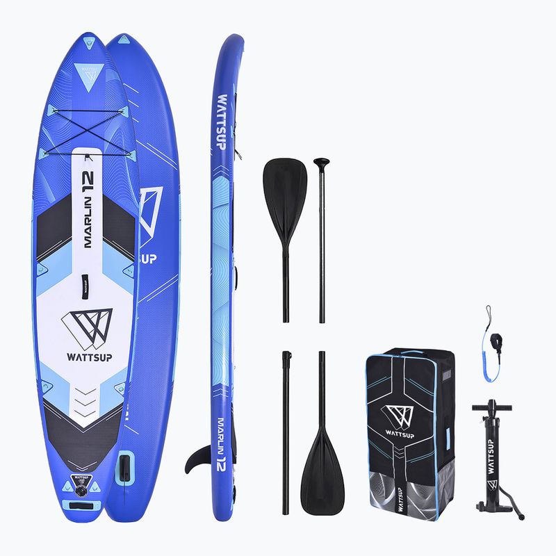 Prkno SUP WATTSUP Marlin Combo 12'0''x33''x6'' modré PB-WMAR121-K
