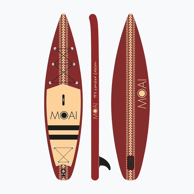 SUP prkno MOAI Limited Edition 12'6" red 2