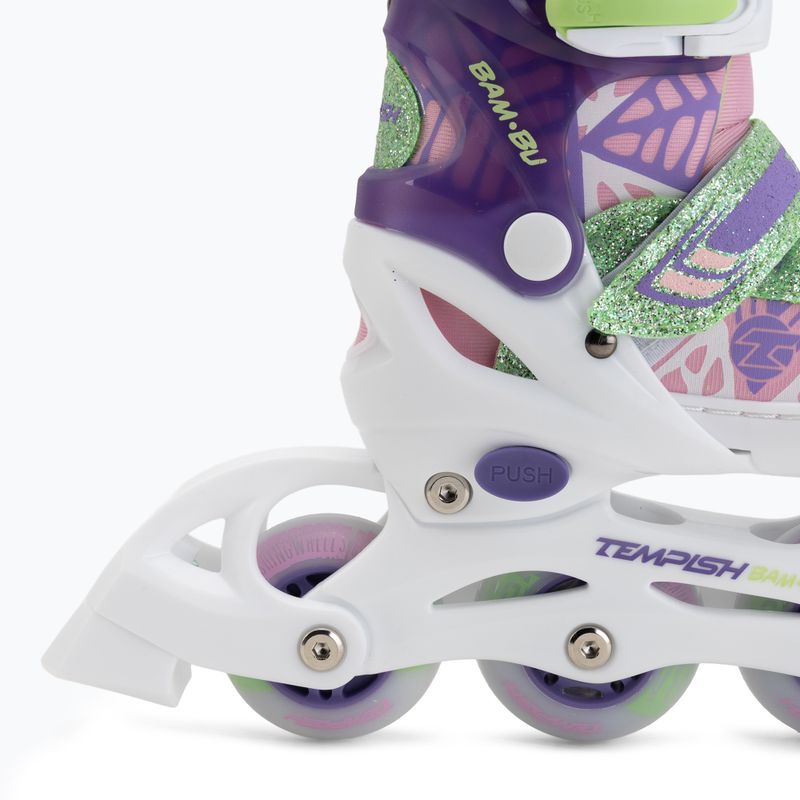 Dětské kolečkové brusle Tempish Bam-Bu Flash white/pink 6