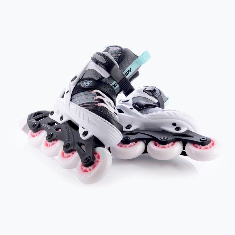Dětské kolečkové brusle Tempish Systent Girl white/pink 10