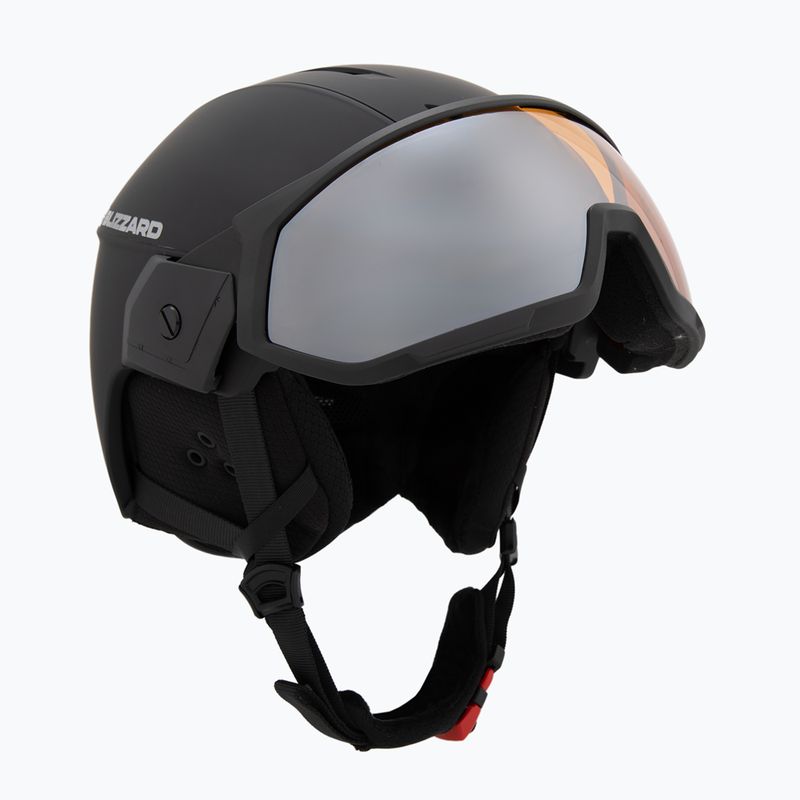 Lyžařská helma Blizzard Edge Visor black/mirror smoke 9