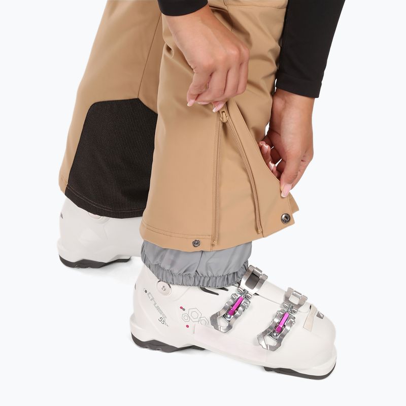 Dámské lyžařské kalhoty Kilpi Elare beige 8