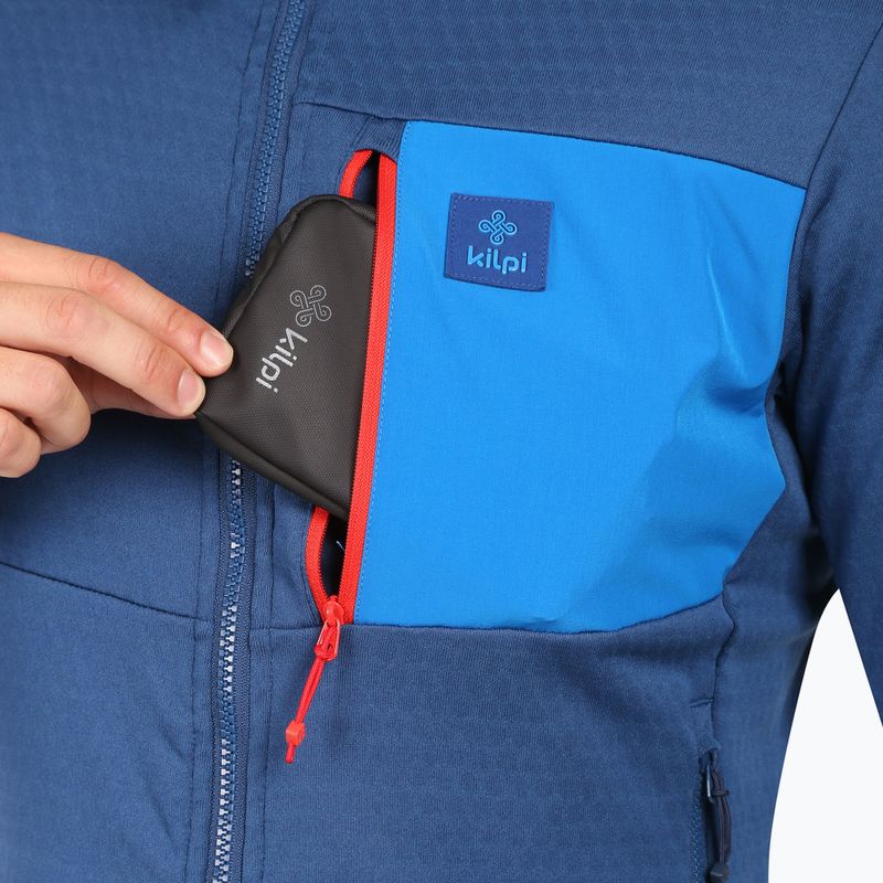 Pánská lyžařská mikina Kilpi Erin dark blue 3
