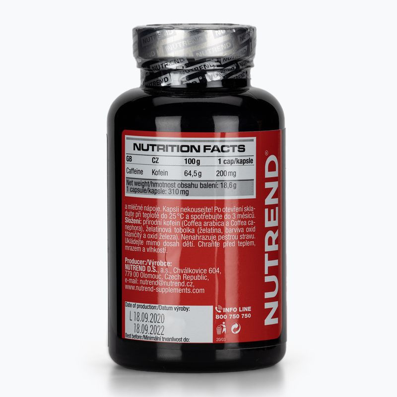 Kofein Nutrend kofein 60 kapslí VR-090-60-XX 2