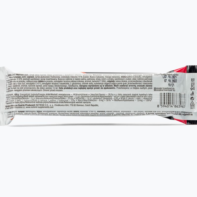 Nutrend Excelent Protein Bar 85g slaný karamel VM-025-85-SKA 2