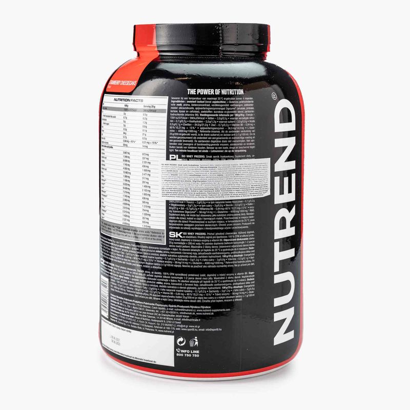 Whey Nutrend Iso Prozero jahodový tvarohový koláč VS-102-2250-JHC 2