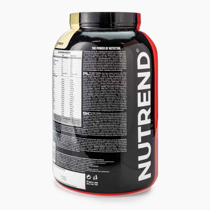 Whey Nutrend Iso Prozero bílá čokoláda VS-102-500-BČ 2