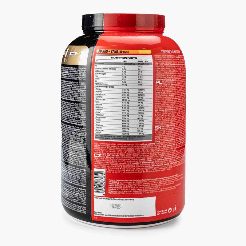 Whey Nutrend 100% Protein 2,25kg mango-vanilka VS-032-2250-MNVA 3