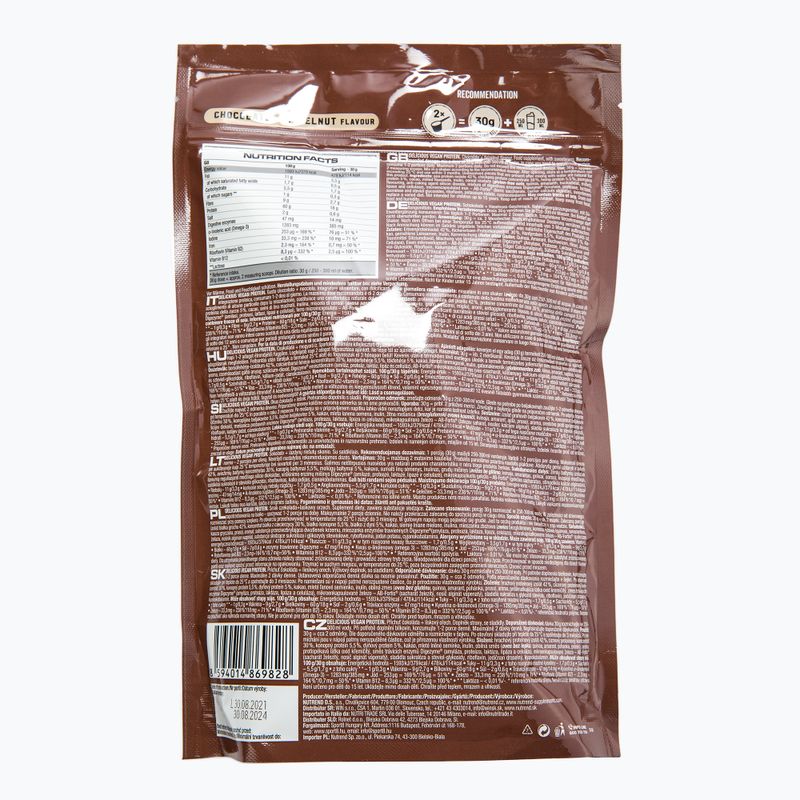 Proteinový koktejl Nutrend Delicious Vegan Protein 450g čokoláda-lískový oříšek VS-105-450-ČLO 2