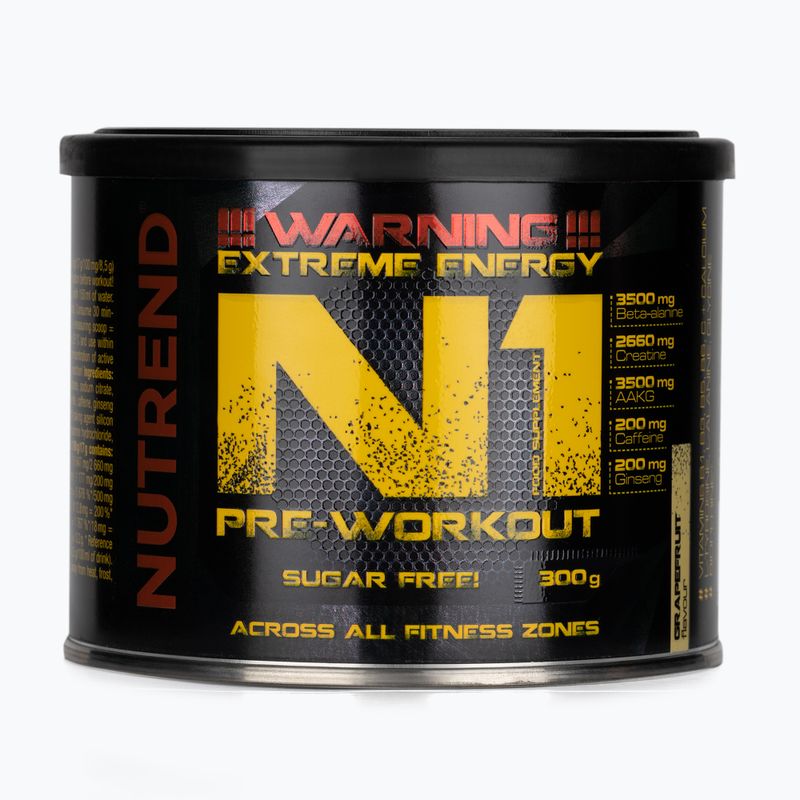 Předtréninkový přípravek Nutrend Pre-Workout N1 300g grep VS-067-300-G