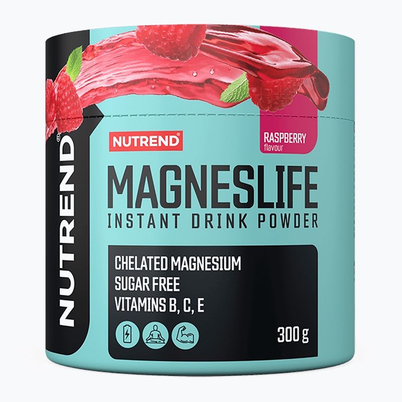 Hořčík Nutrend Magneslife Instantní nápoj v prášku 300 g malina VS-118-300-MA 4